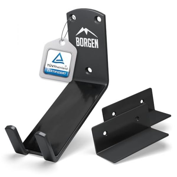 BORGEN Fahrrad-Pedalaufhängung – Wandhalterung für die Fahrradpedale